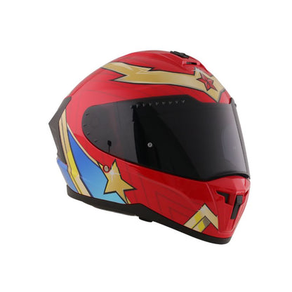 CASCO EDGE EXTREME WONDER WOMAN ROJO