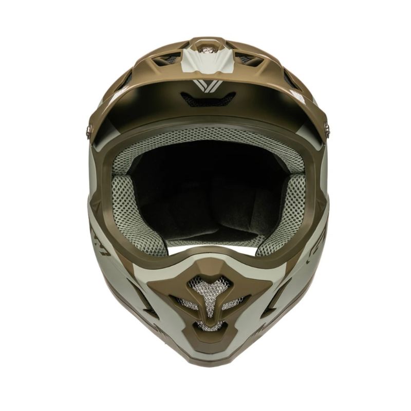 CASCO GW BMX WASP MATE VERDE MILITAR GRIS