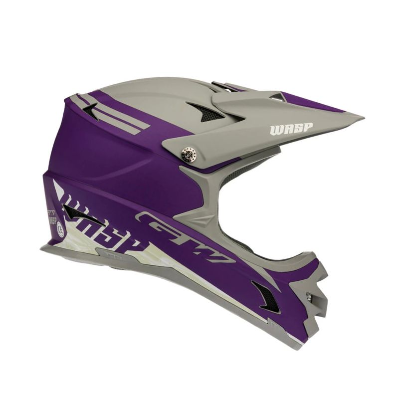CASCO GW BMX WASP MORADO GRIS