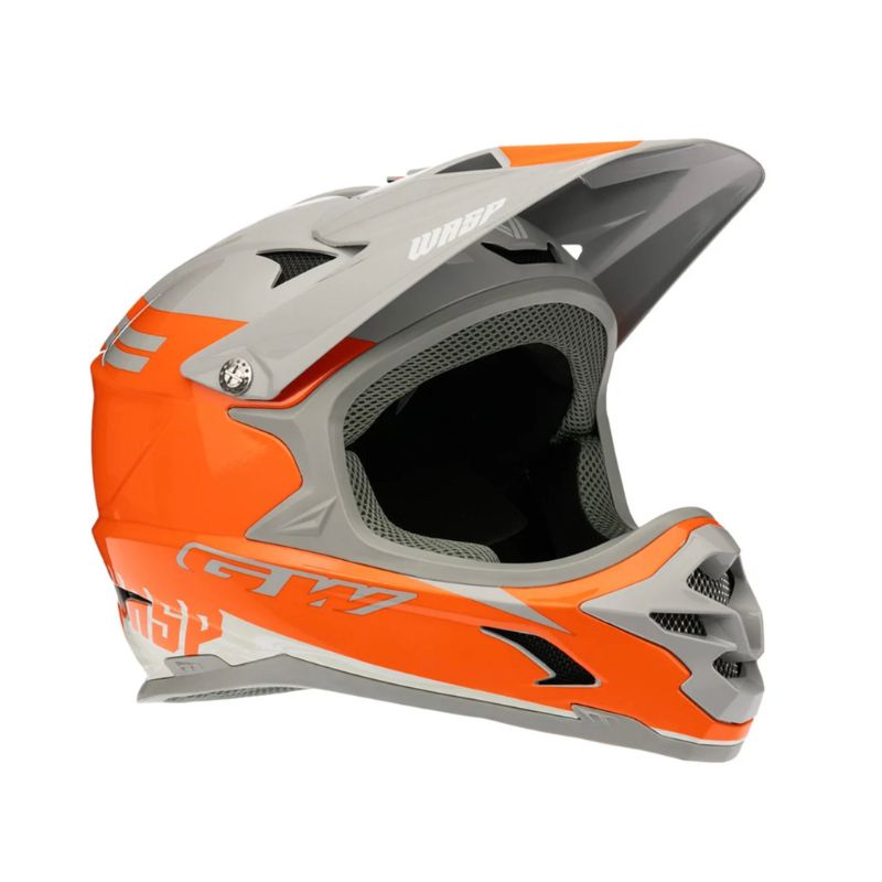 CASCO GW BMX WASP NARANJA GRIS