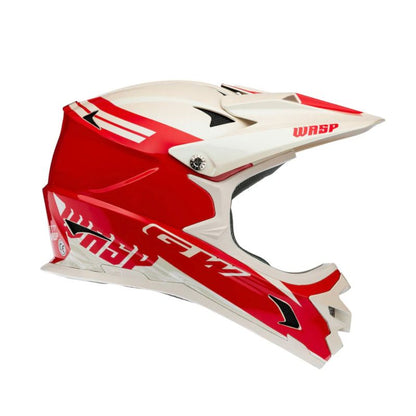 CASCO GW BMX WASP ROJO BLANCO