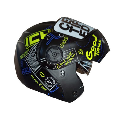 CASCO ICH-3110DV WHERE TO NEXT MATE NEGRO AMARILLO NEON HUMO