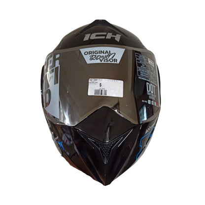 CASCO ICH-3110DV WHERE TO NEXT NEGRO PLATA VISOR PLATA