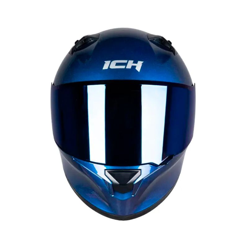 CASCO ICH-503 SOLID CAMALEON AZUL VISOR AZUL
