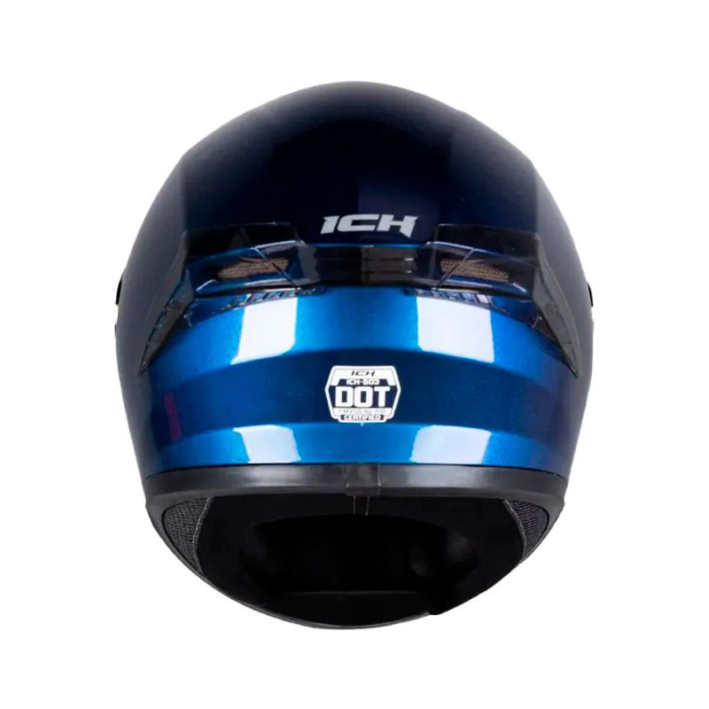 CASCO ICH-503 SOLID CAMALEON AZUL VISOR AZUL
