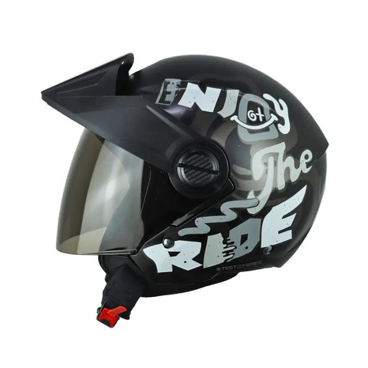 CASCO ICH ICH-102 RIDER MATE NEGRO BLANCO VISOR HUMO