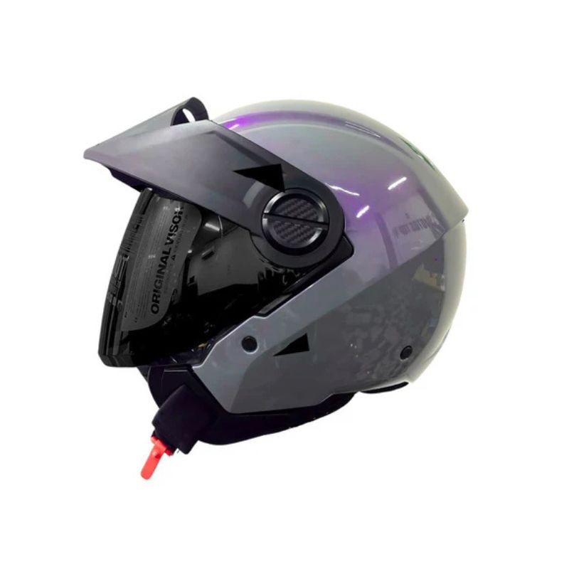 CASCO ICH ICH-102 SOLID CAMALEON PLATA VISOR HUMO – American Motos Colombia