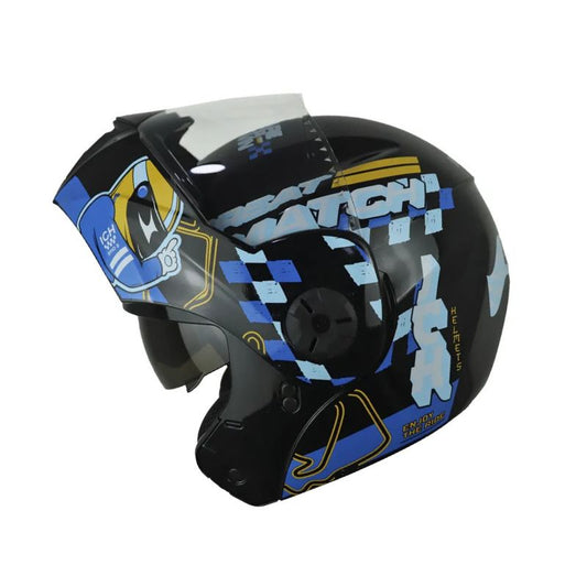 CASCO ICH ICH-3110S ERACER NEGRO NARANJA