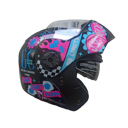 CASCO ICH ICH-3110S SHAMELESS MATE NEGRO AZUL