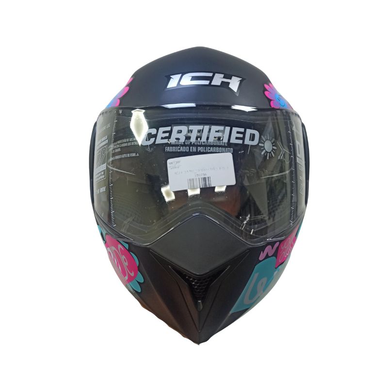 CASCO ICH ICH-3110S SHAMELESS MATE NEGRO AZUL