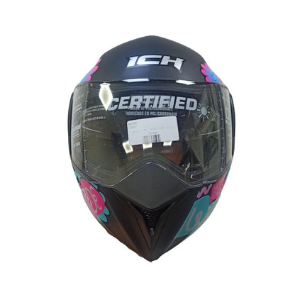 CASCO ICH ICH-3110S SHAMELESS MATE NEGRO AZUL