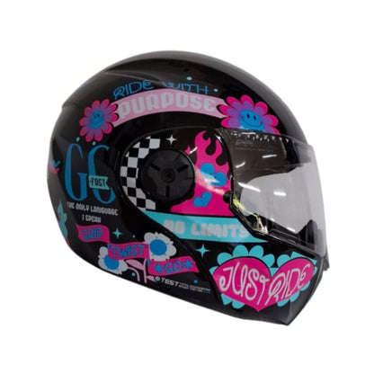 CASCO ICH ICH-3110S SHAMELESS NEGRO AZUL