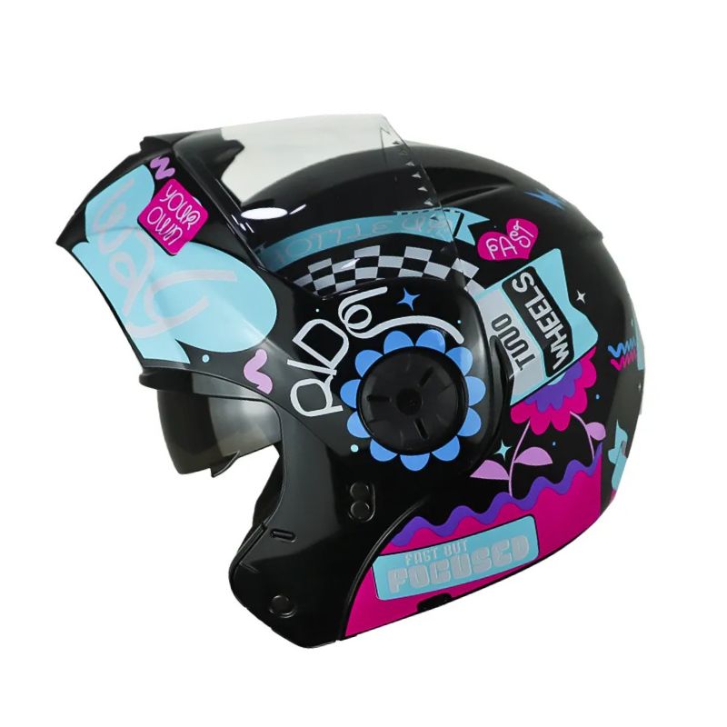 CASCO ICH ICH-3110S SHAMELESS NEGRO AZUL