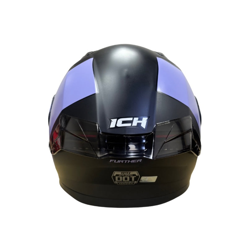 CASCO ICH ICH-3120DV FURTHER MATE NEGRO LILA VISOR MORADO