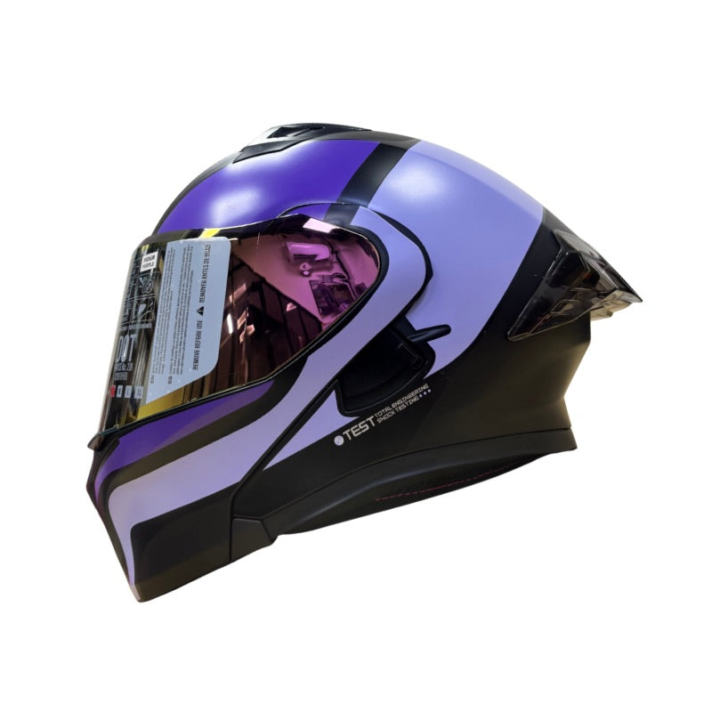 CASCO ICH ICH-3120DV FURTHER MATE NEGRO LILA VISOR MORADO