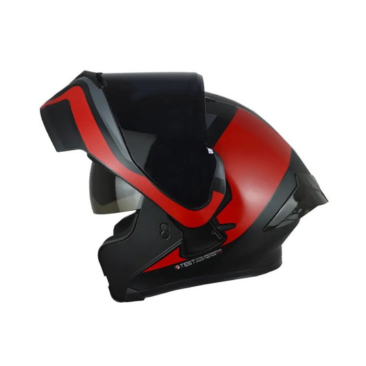 CASCO ICH ICH-3120DV FURTHER MATE NEGRO ROJO VISOR HUMO