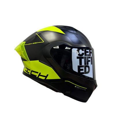 CASCO ICH ICH-3120DV MIXTER MATE NEGRO AMARILLO NEON