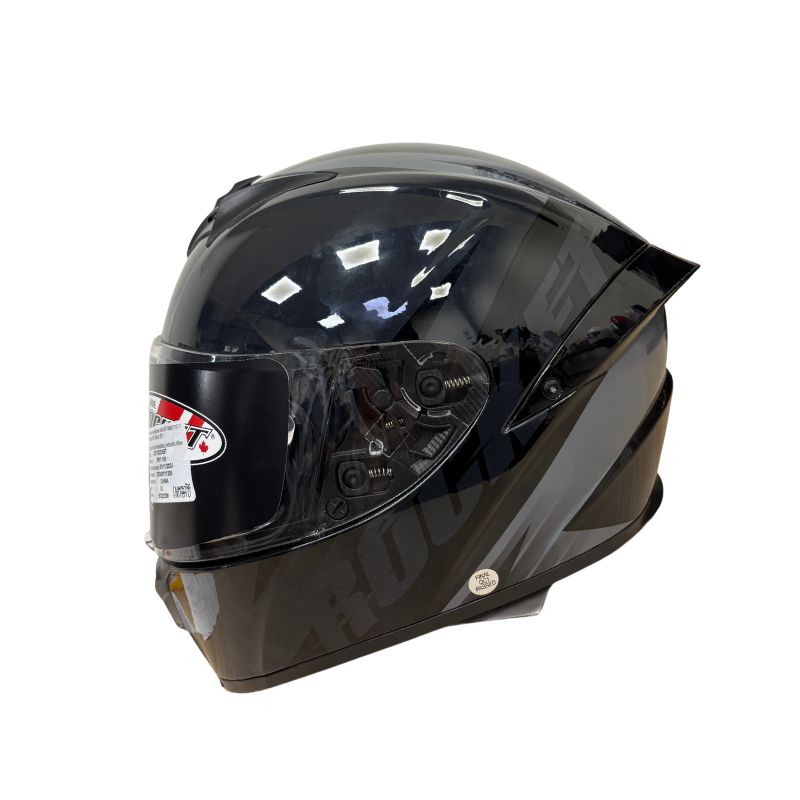 CASCO JOE ROCKET RKT-100 ATOMIC 3.0 GRIS NEGRO