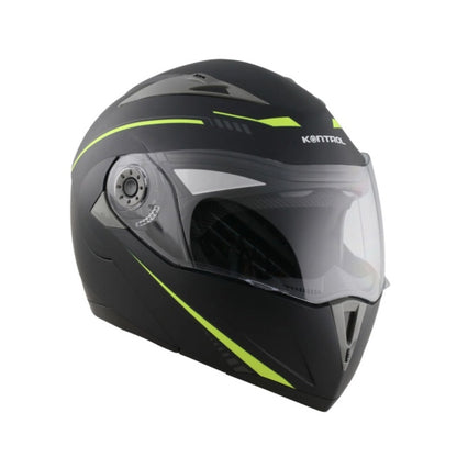 CASCO KONTROL 158 ABAT NEGRO AMARILLO NEON