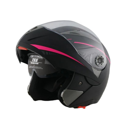 CASCO KONTROL 158 ABAT NEGRO FUCSIA