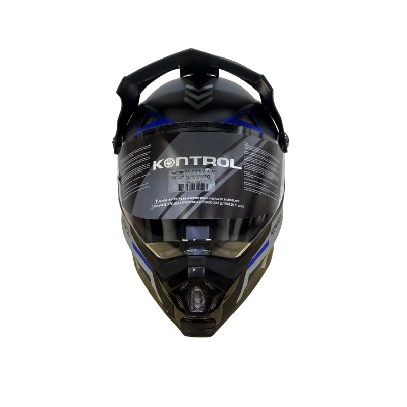 CASCO KONTROL 819-6 KAPUK MATE NEGRO AZUL