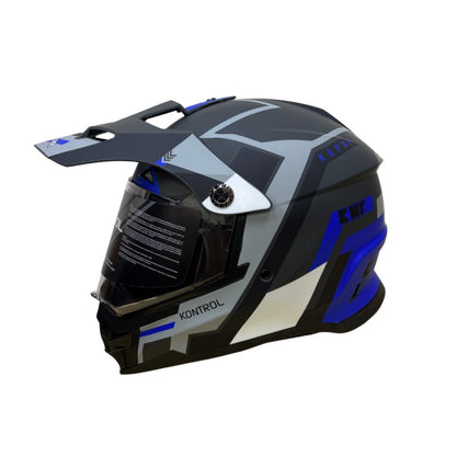 CASCO KONTROL 819-6 KAPUK MATE NEGRO AZUL