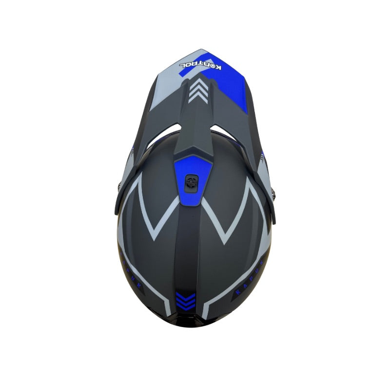 CASCO KONTROL 819-6 KAPUK MATE NEGRO AZUL