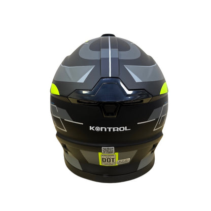 CASCO KONTROL 819-6 GS MATE NEGRO GRIS