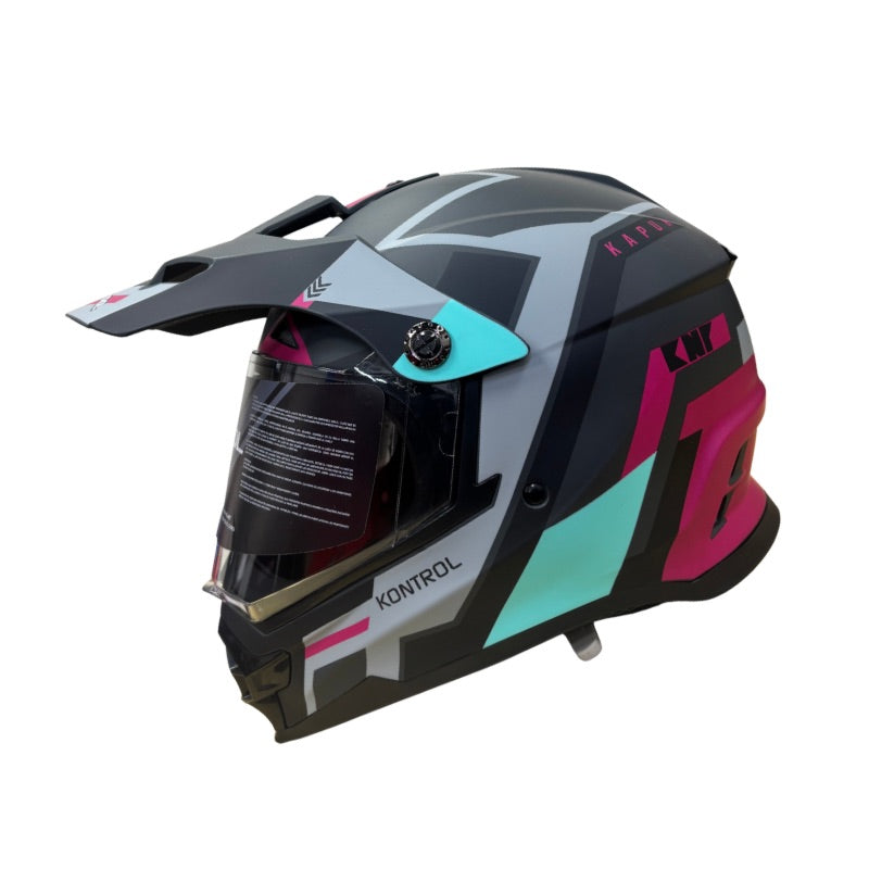 CASCO KONTROL 819-6 KAPUK MATE NEGRO ROSADO
