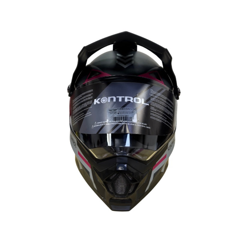 CASCO KONTROL 819-6 KAPUK MATE NEGRO ROSADO