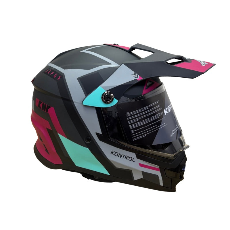 CASCO KONTROL 819-6 KAPUK MATE NEGRO ROSADO