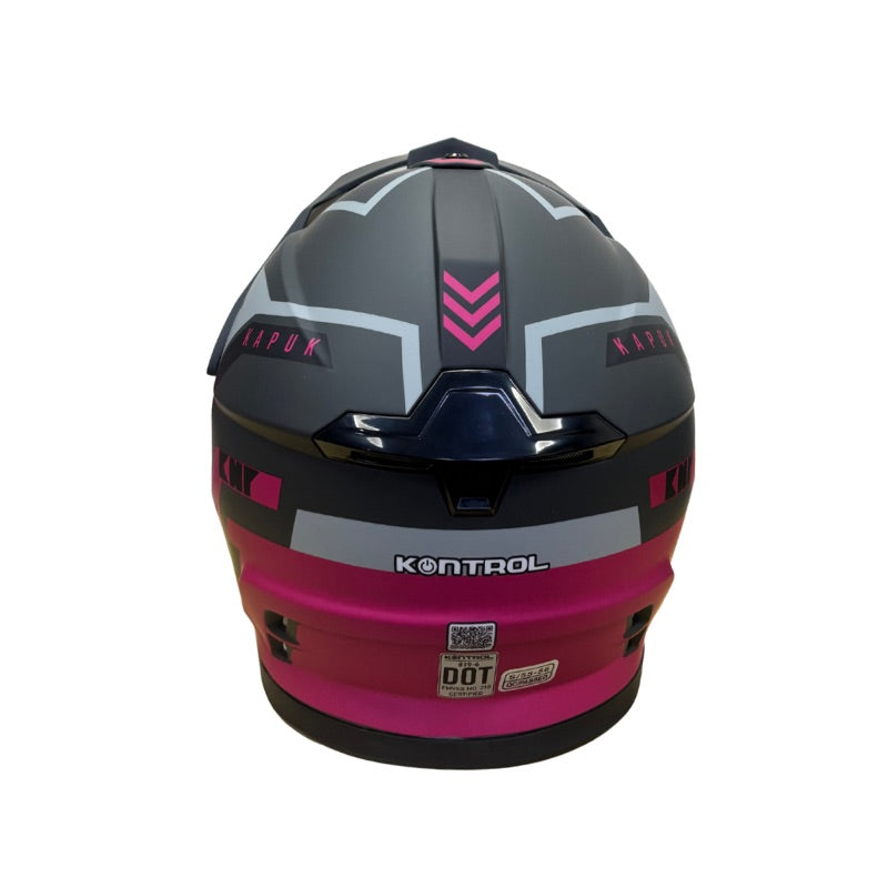 CASCO KONTROL 819-6 KAPUK MATE NEGRO ROSADO