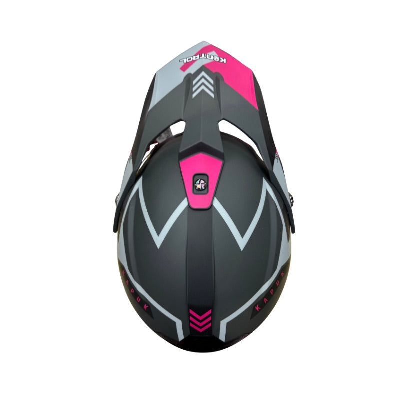 CASCO KONTROL 819-6 KAPUK MATE NEGRO ROSADO