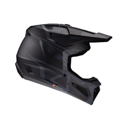 CASCO LEATT KIT MOTO 3.5 V25 STEALTH MATE NEGRO