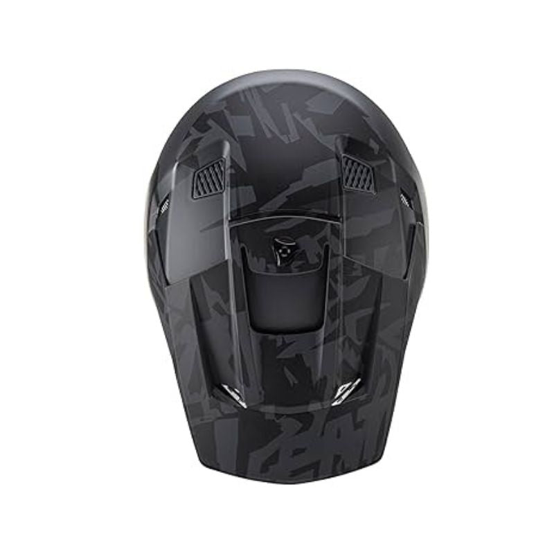 CASCO LEATT KIT MOTO 3.5 V25 STEALTH MATE NEGRO