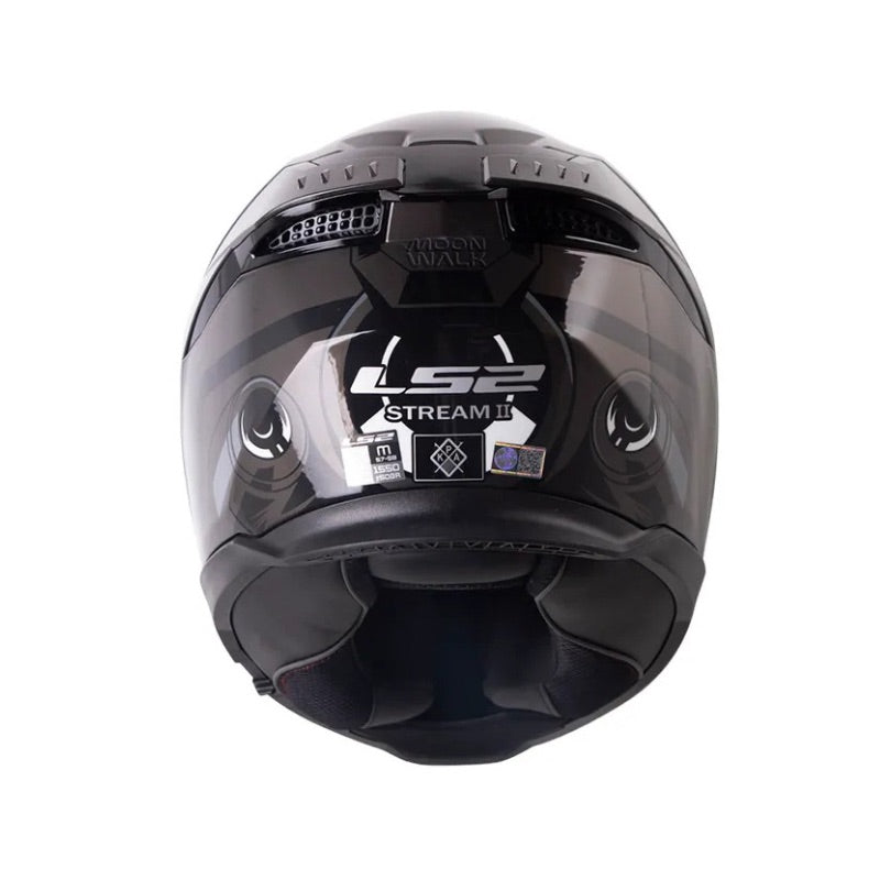 CASCO LS2 FF808 STREAM II MOONWALK GRIS OSCURO GRIS IRIDIUM