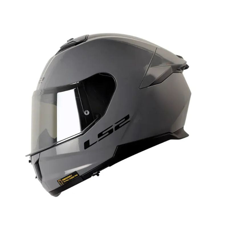 CASCO LS2 FF808 STREAM II SOLID GRIS NARDO VISOR IRIDIUM