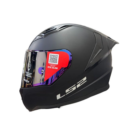 CASCO LS2 FF810 VIGO SOLID MATE NEGRO VISOIR IRIDIUM RAINBOW