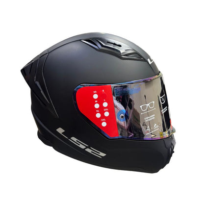 CASCO LS2 FF810 VIGO SOLID MATE NEGRO VISOIR IRIDIUM RAINBOW
