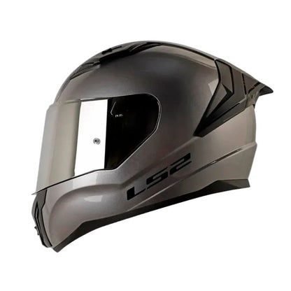 CASCO LS2 FF810 VIGO SOLID TITANIUM VISOIR IRIDIUM PLATA