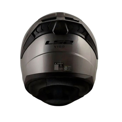 CASCO LS2 FF810 VIGO SOLID TITANIUM VISOIR IRIDIUM PLATA
