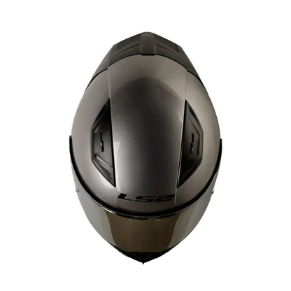 CASCO LS2 FF810 VIGO SOLID TITANIUM VISOIR IRIDIUM PLATA