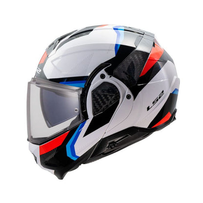 CASCO LS2 FF910 TRIPLE BLANCO AZUL