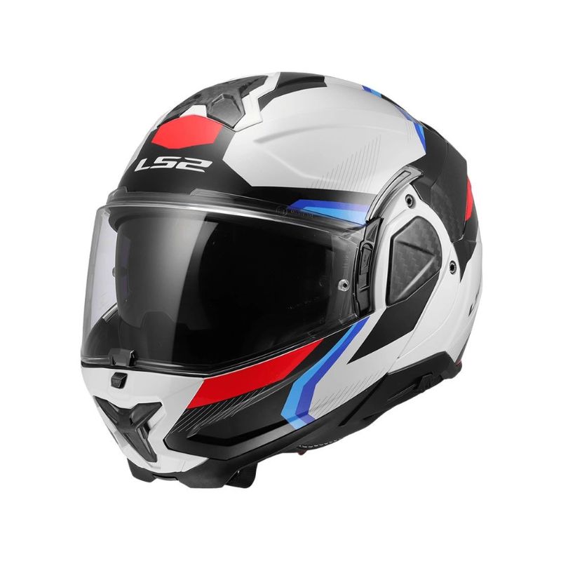CASCO LS2 FF910 TRIPLE BLANCO AZUL