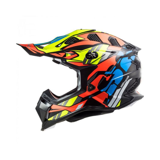CASCO LS2 MX700 SUBVERTER RASCAL NEGRO NARANJA NEON