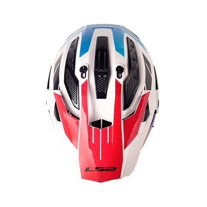 CASCO LS2 MX702 PIONEER II NAMIB BLANCO ROJO
