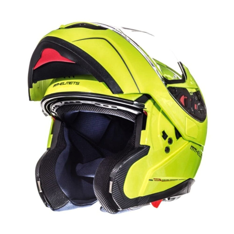 CASCO MT ATOM SV SOLID AMARILLO NEON American Motos