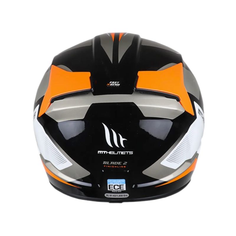 CASCO MT BLADE SV FINISHLINE NARANJA NEON – American Motos Colombia