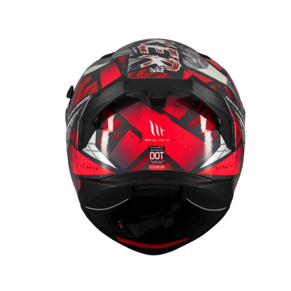 CASCO MT BRAKER SV FURY ROJO C5