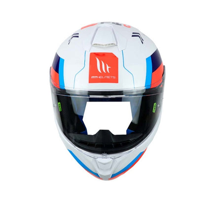 CASCO MT TARGO PRO CUBE ROJO BLANCO